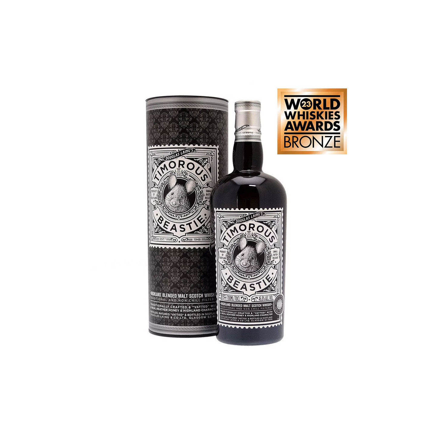Whisky Timorous Beastie D.L 70cl 46.8° - Le Comptoir Irlandais