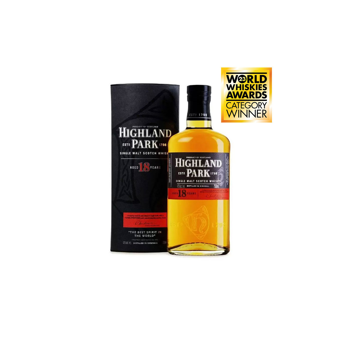 Highland Park 18 Years Old 70cl 43° - Le Comptoir Irlandais