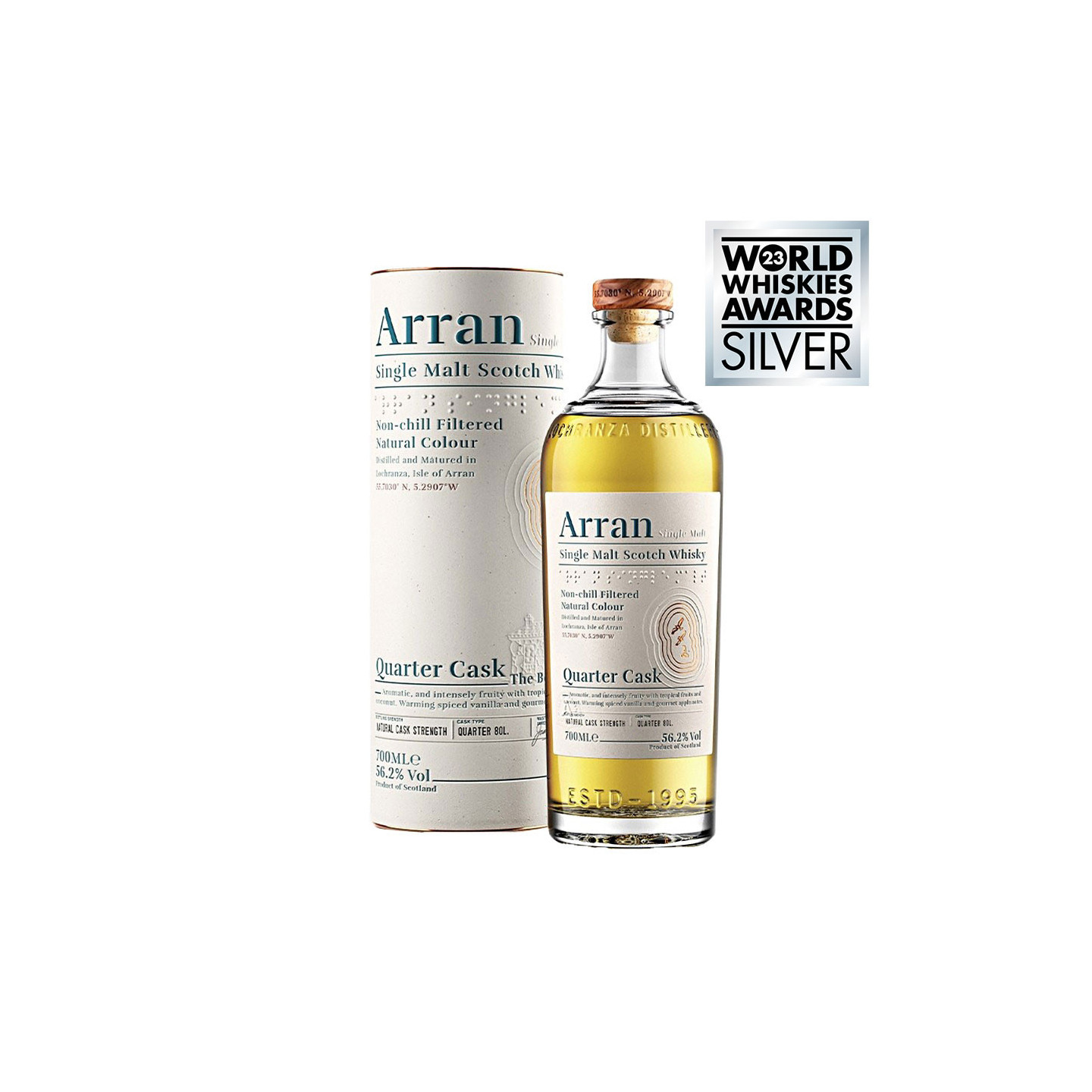 ウイスキー Arran Quarter Cask Arran Quarter Cask, 2019 - Whiskylifestyle