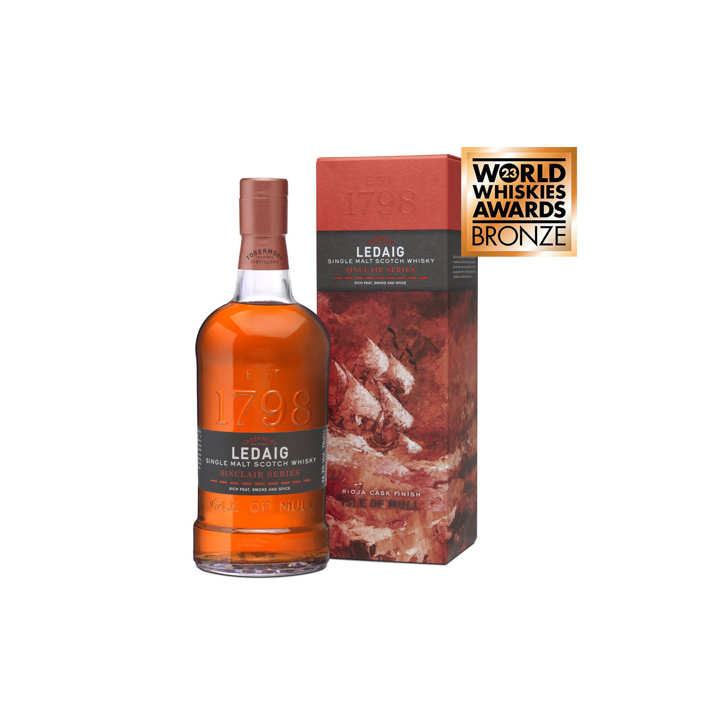 Ledaig Sinclair Series Rioja Finish 70cl 46.3°