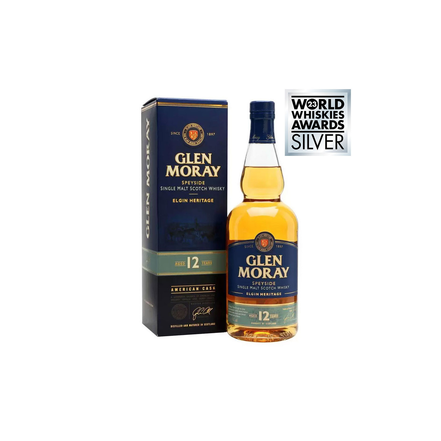 Glen Moray 12 Years Old 70cl 40° - Le Comptoir Irlandais