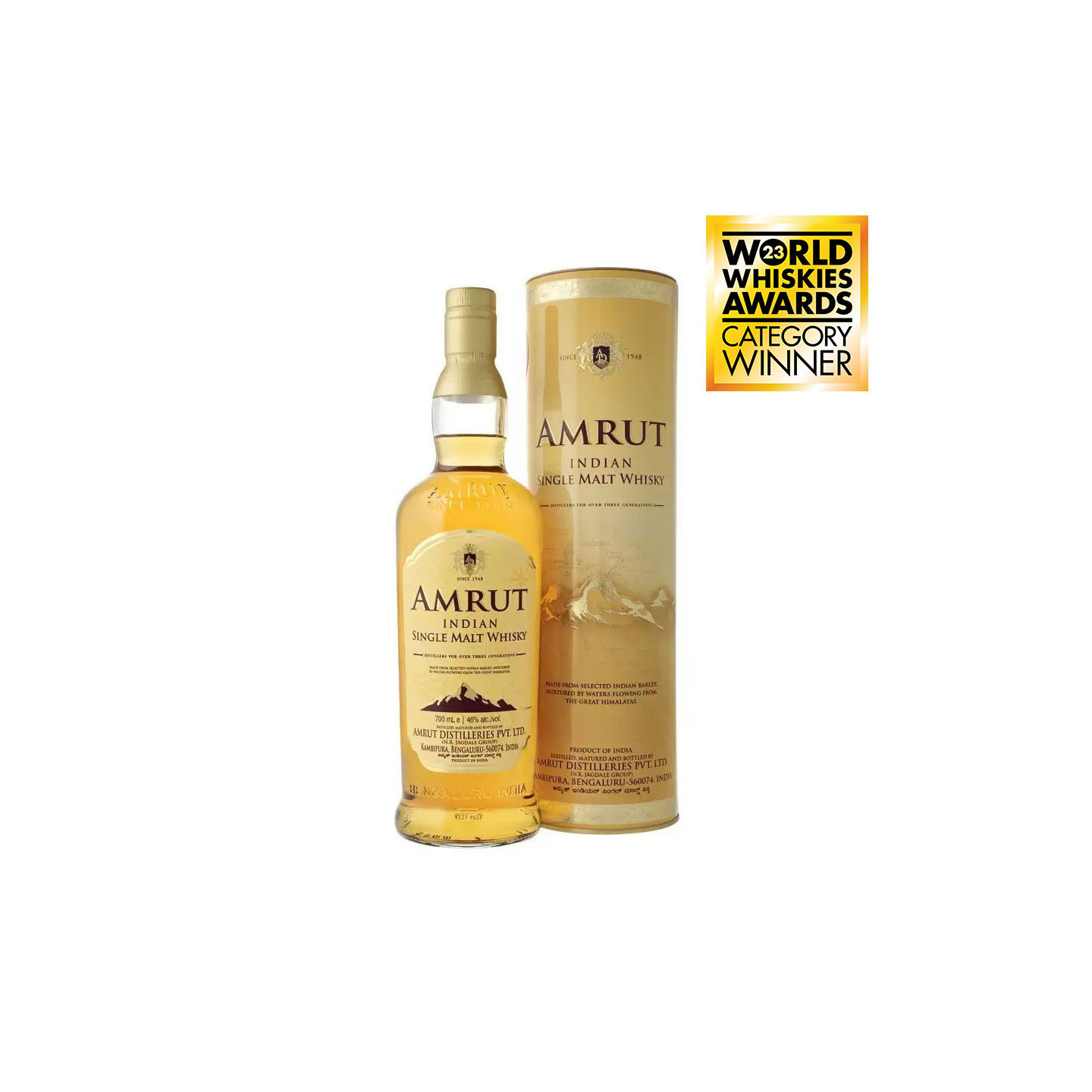 Amrut Indian Single Malt 70cl 46°