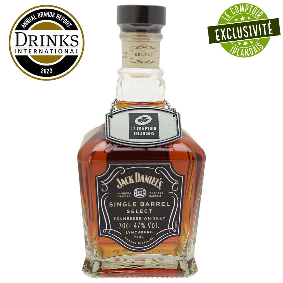 WHISKY JACK DANIEL SINGLE BARREL 1001 BIERES 70CL 47% - Boutique de  Cormontreuil - Mille et une bières