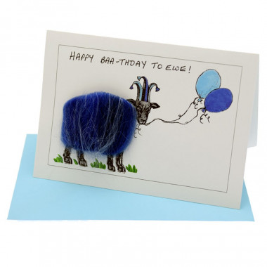 Happy Baa-thday to Ewe Postcard