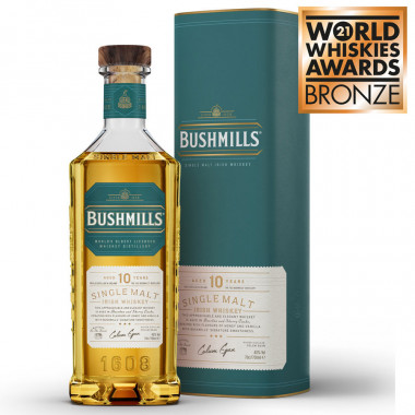 Bouteille Whiskey Bushmills 10 ans avec étui