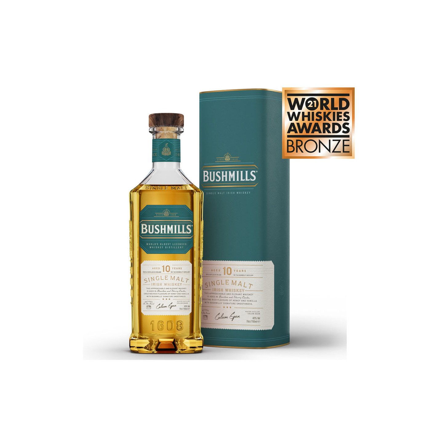 Whiskey Bushmills 10 years 70cl 40°