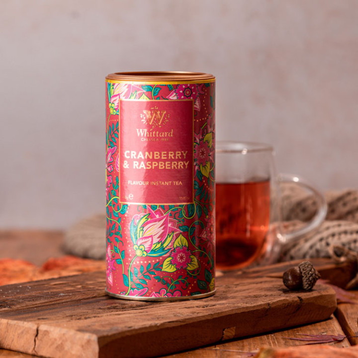 Whittard Thé Instantané Sucré Framboise et Cranberry 450g