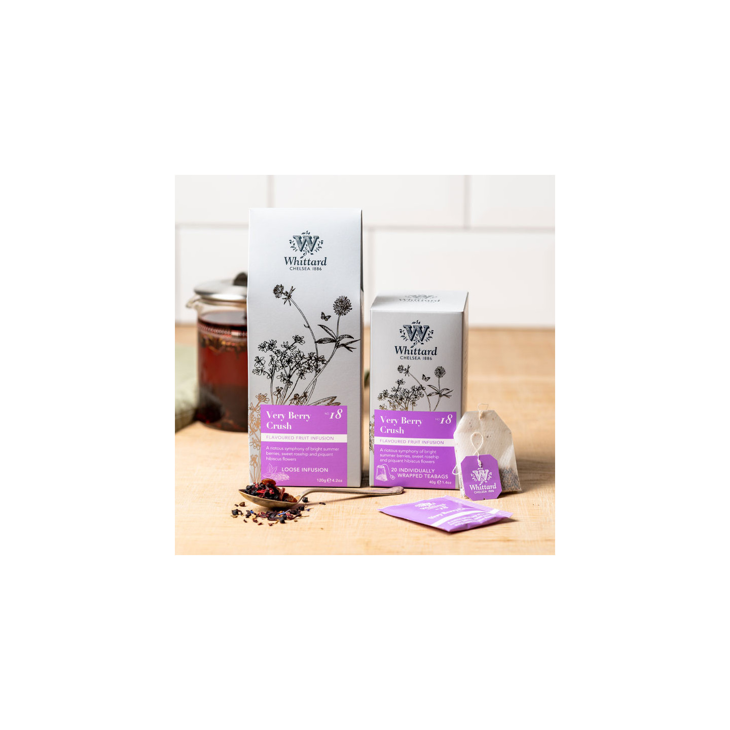 Whittard of Chelsea Very Berry Crush Loose Infusion 120g
