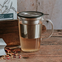 Whittard of Chelsea Glass Pao Teapot Mug 400ml