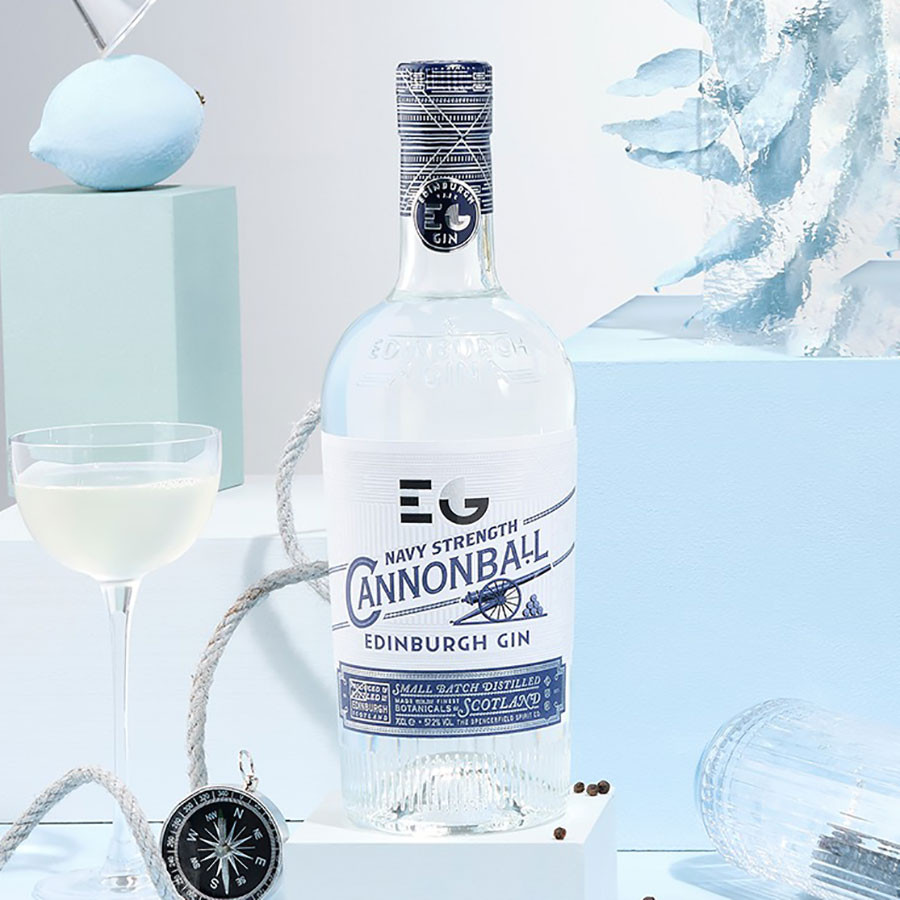 Gin Edinburgh Canonball 70cl 57.2° Gins Le Comptoir Irlandais