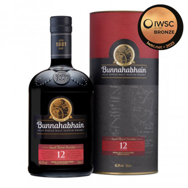 Bunnahabhain 12 ans Un-chillfiltered 70cl 46.3°