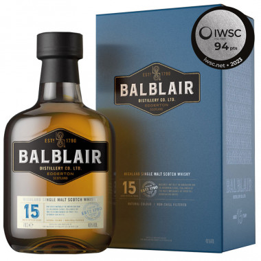 Balblair 15 Years Old 70cl 46°