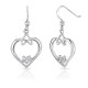 Boucles d'Oreille Argent Coeur Knot