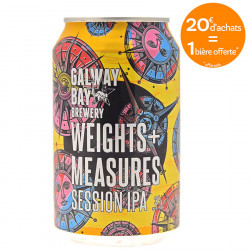 Galway Bay Weights & Measures Session IPA 33cl 3°