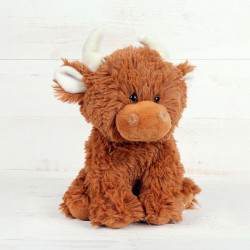 Peluche Vache Ecossaise Moyen Modèle 20cm