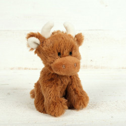 Peluche Vache Ecossaise Petit Modèle 13cm