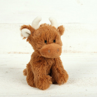 Small Scottish Cow Plush