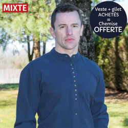 Chemise Marine Col Officier Civilian