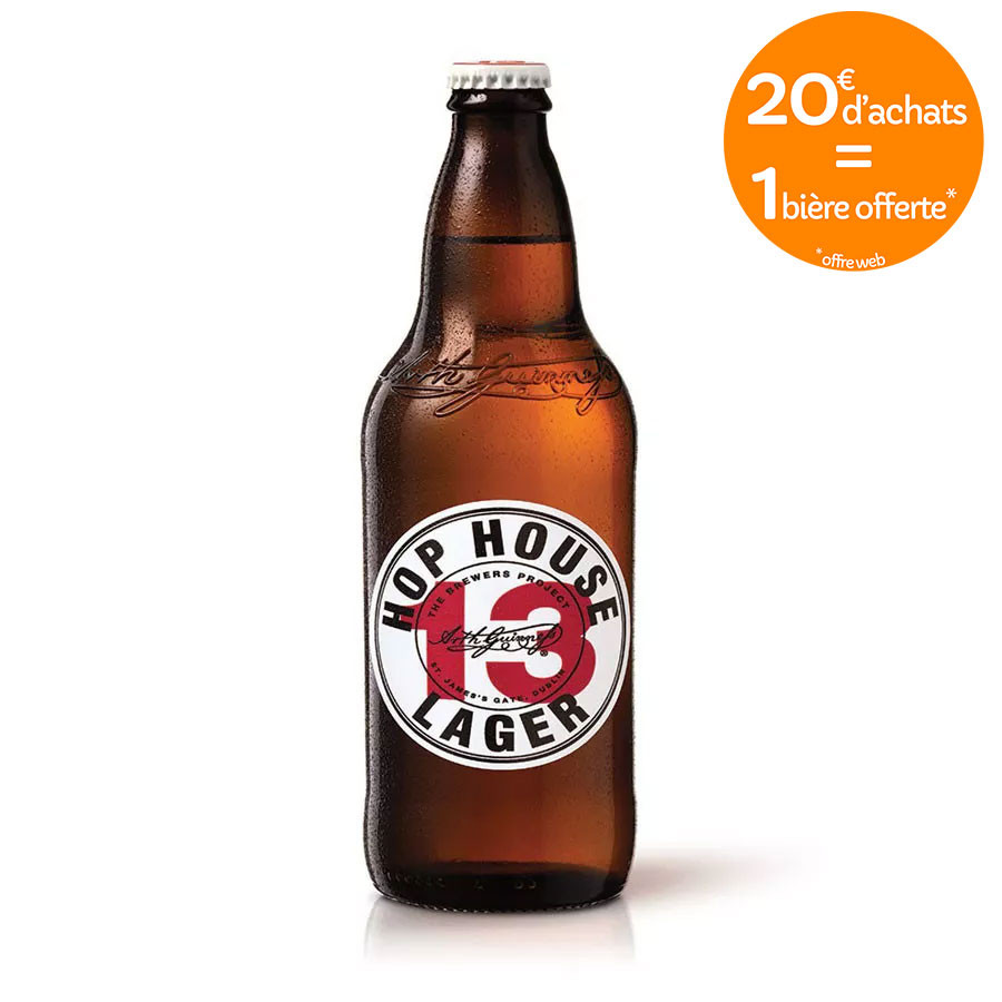 Guinness Hop House 13 Lager 33cl 4.1° - Bières blondes - Le
