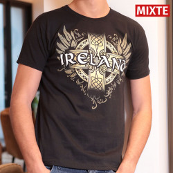 Ireland Cross Black T-shirt