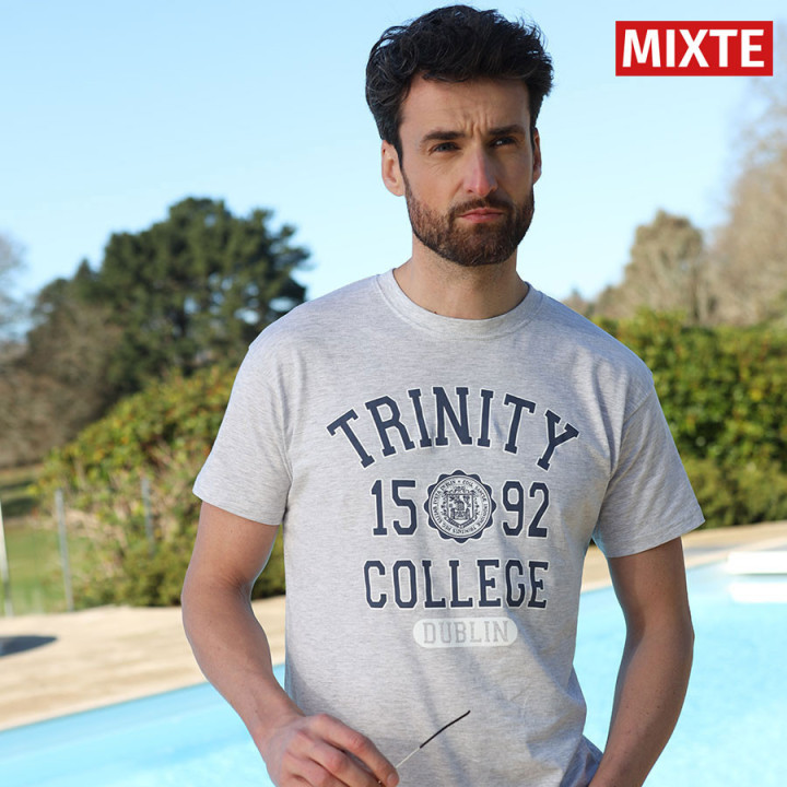 T-shirt Trinity College Gris