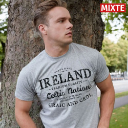 T-shirt Gris Ireland Celtic Nation