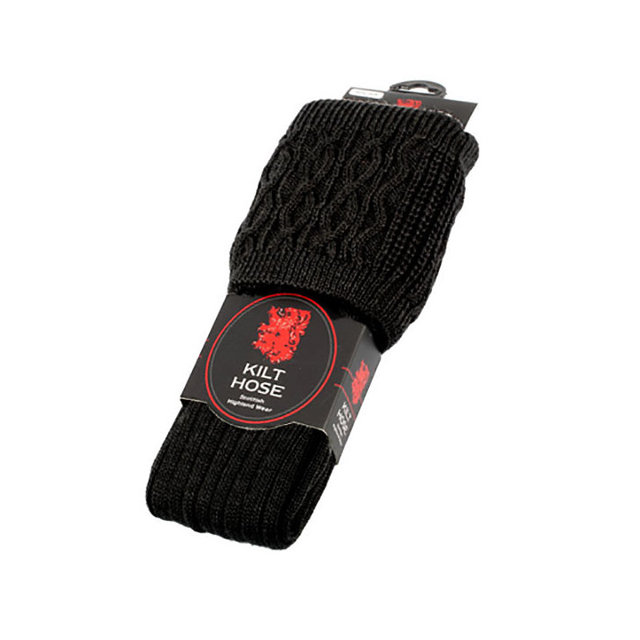 Black Kilt Socks