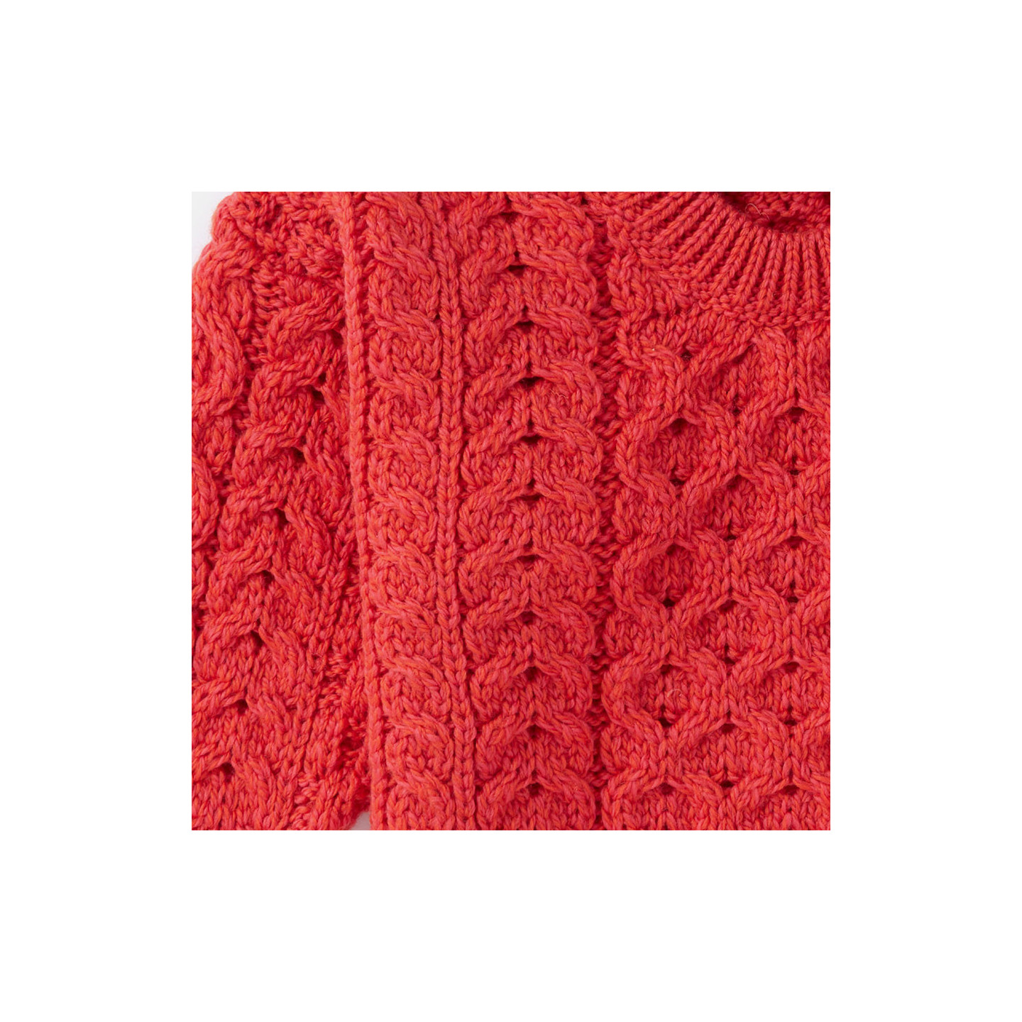 Pull Fille Select 12-13 Ans - Rouge Col Rond - 100% Coton - Occasion