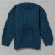 Pull Enfant Supersoft Col Rond Bleu Aran Woollen Mills