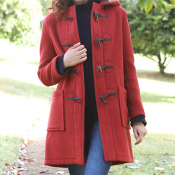 Duffle-Coat Angela Orange London Tradition