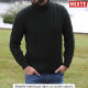 Pull Col Roulé Gris Aran Woollen Mills