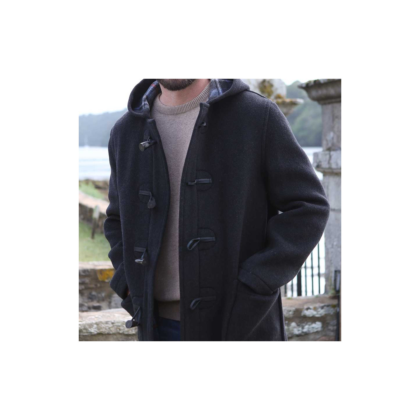 Duffle-Coat Joseph Anthracite London Tradition