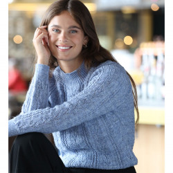 Out Of Ireland Alix Ice Blue Sweater