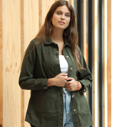 Out Of Ireland Charly Jacket Dark Green