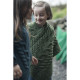 Aran Woollen Mills Children Green Poncho