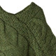 Aran Woollen Mills Children Green Poncho