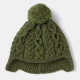 Bonnet Enfant Supersoft Vert Aran Woollen Mills