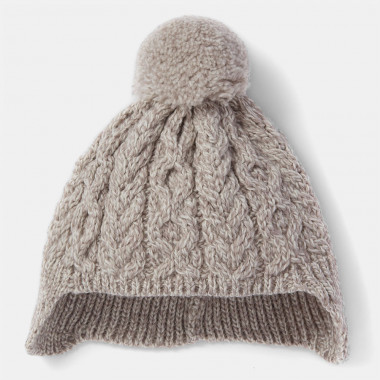 Bonnet Enfant Supersoft Beige Aran Woollen Mills - Enfant Automne-Hiver  2023/2024 - Le Comptoir Irlandais