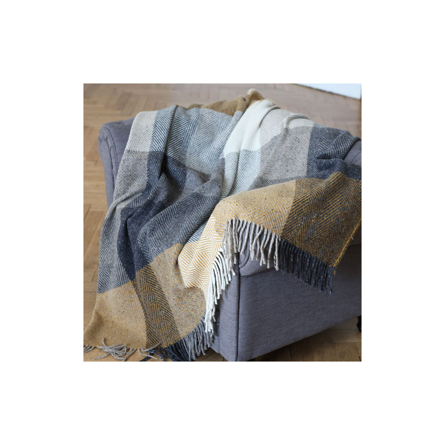 Avoca Large Model Donegal Wool Throw