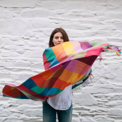 Avoca Large Model Lambswool Throw Plaids Le Comptoir Irlandais
