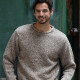 Pull Donegal Beige Aran Woollen Mills
