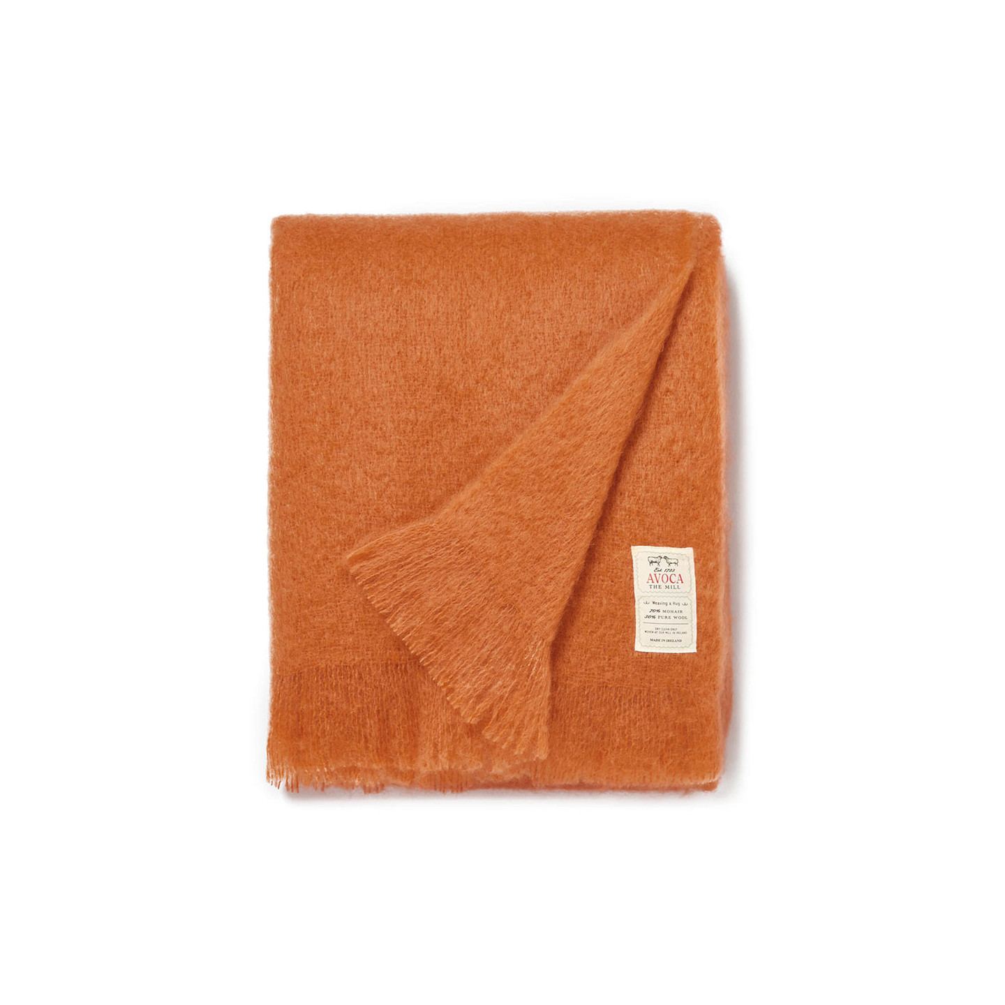 Avoca Small Model Mohair Throw