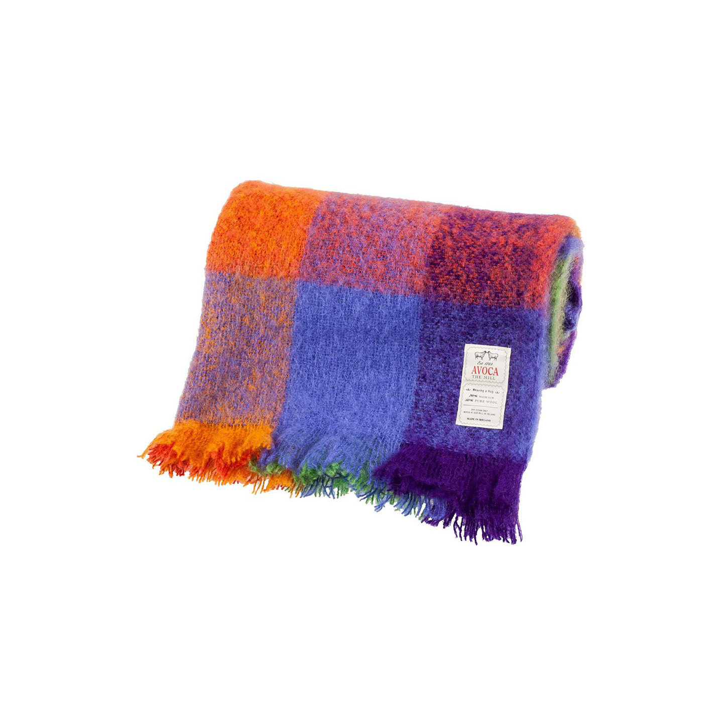 Avoca Small Model Mohair Throw