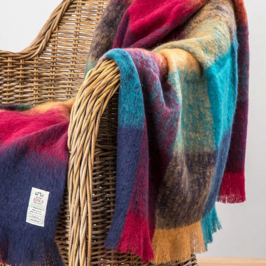 Avoca Small Model Mohair Throw