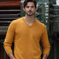Best Yarn Yellow V-Neck Sweater