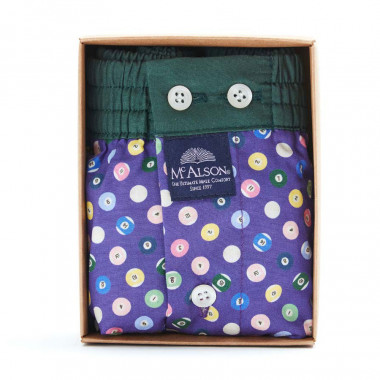 Caleçon Billard Mauve McAlson