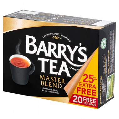 Barry's Tea Master Blend 80 Teabags + 20 Free Teabags