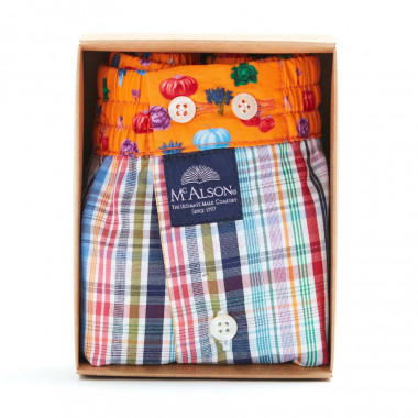 Caleçon Carreaux Multicolores McAlson