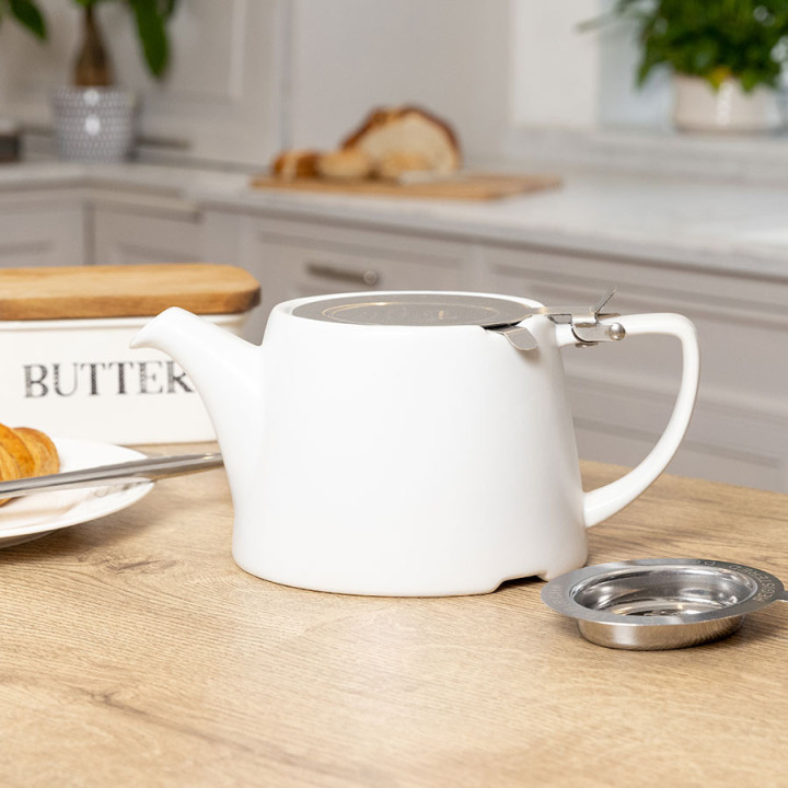 London Pottery White Teapot 750ml