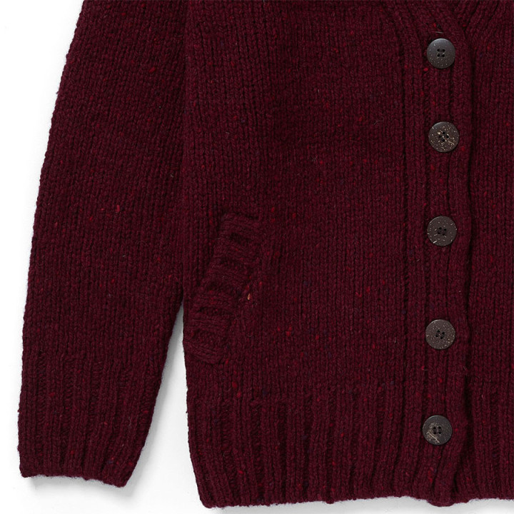 Aran Woollen Mills Donegal Prune Cardigan